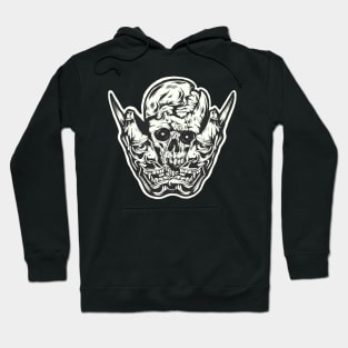 Inktober skull onimaks Hoodie